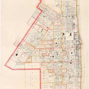 Print: 1905 City of St. Charles, Missouri Plat Map
