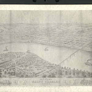 Print, St. Charles Sketch circa 1869